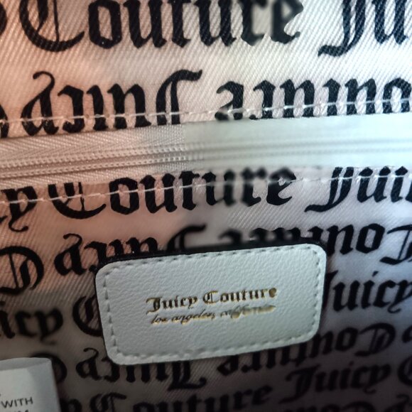 NEW 💥 JUICY COUTURE SMALL Black Backpack with Deep Pink Roses ~ Adorable!! - Picture 9 of 10